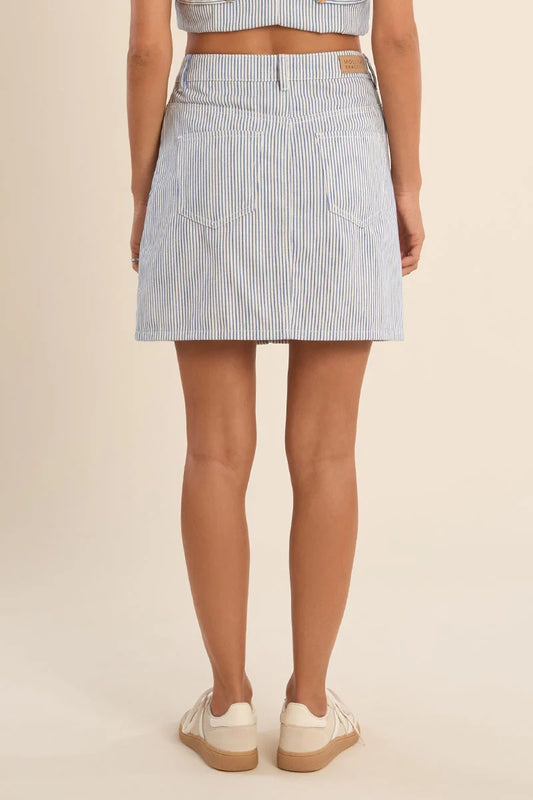 Light Blue Woven Skirt