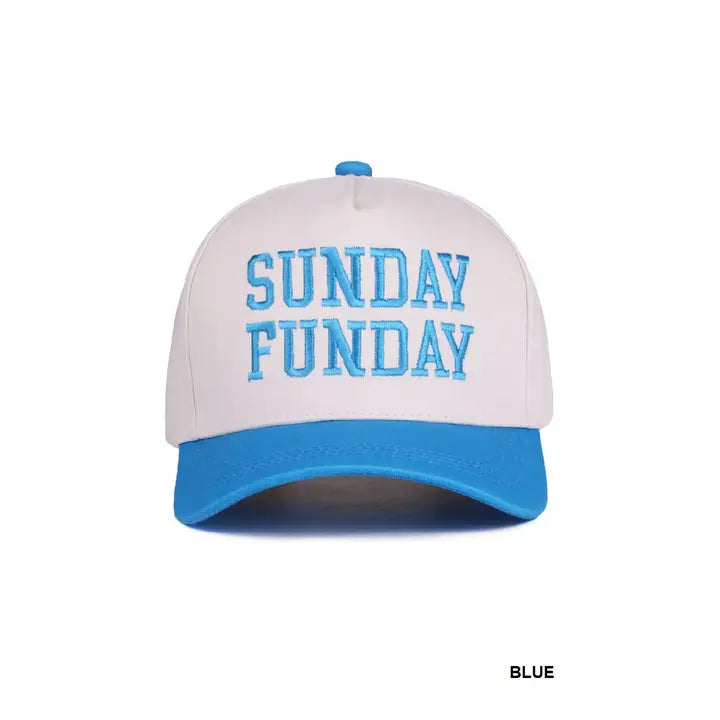Sunday Funday Cap- Teal