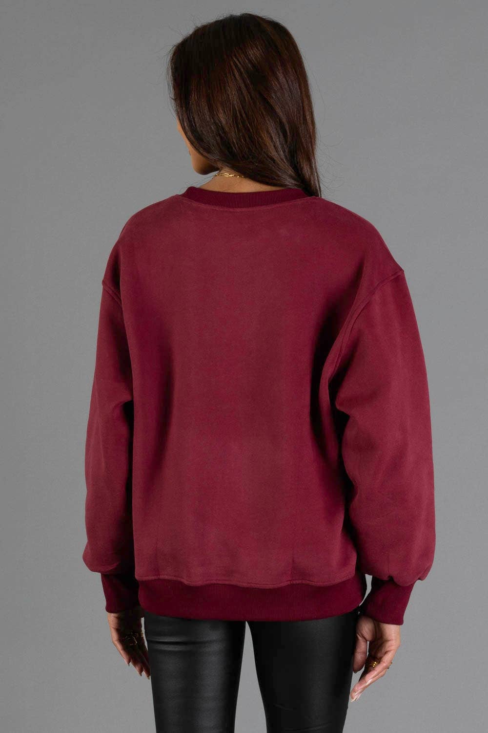 Maroon & Cream Midwest Sweatshirt