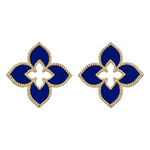 Gold Flower Earrings