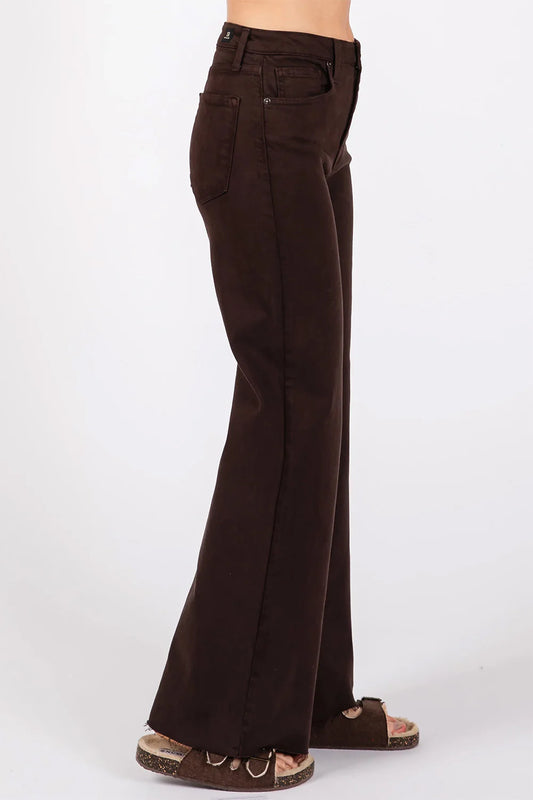 L.T.J. Espresso Wide Leg Jean