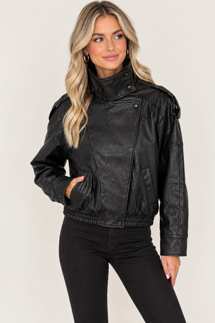 Misti Vegan Leather Jacket