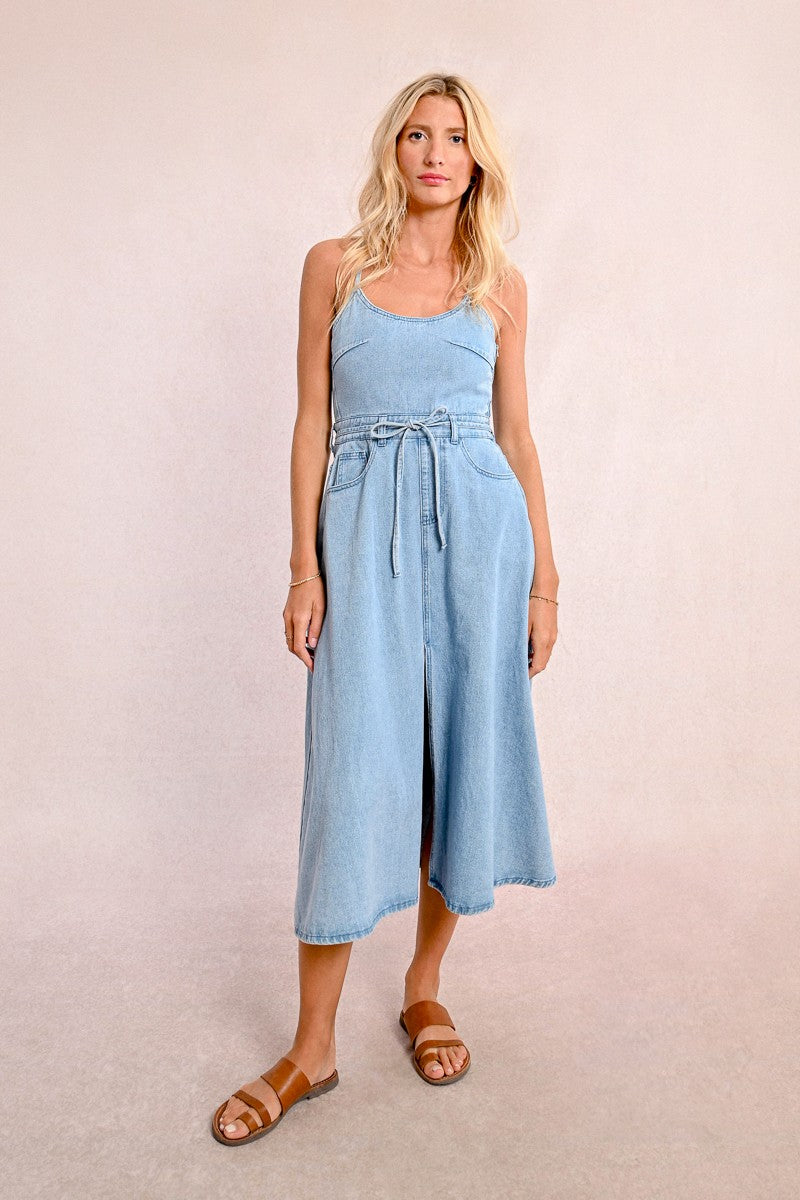 Woven Dress - Denim