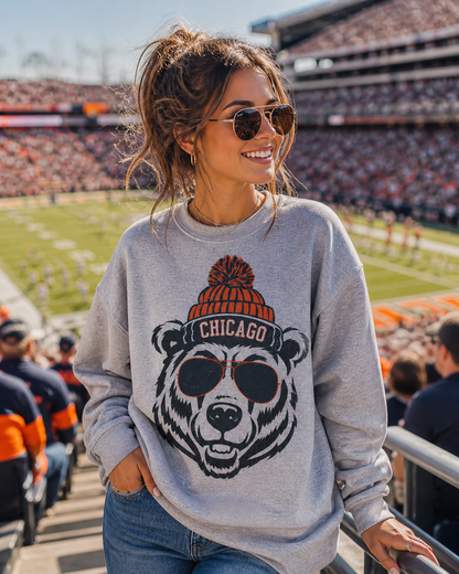 Chicago Beanie Crewneck Sweatshirt