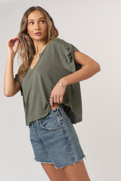 Sylas Notch Neck Tee