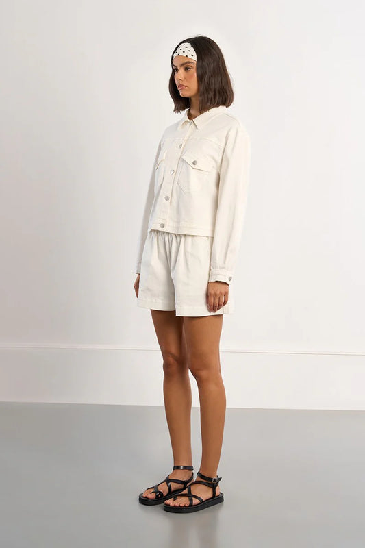 White Woven Jacket