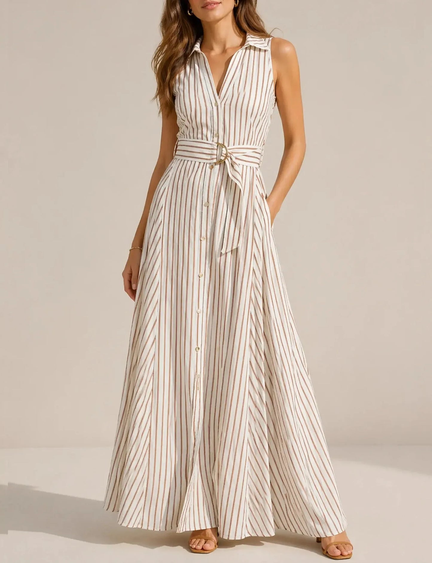 Verona Button Front Dress