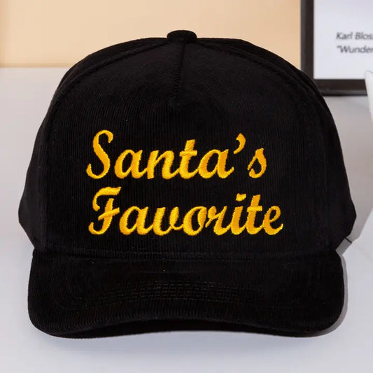 Santa's Favorite Corduroy Hat