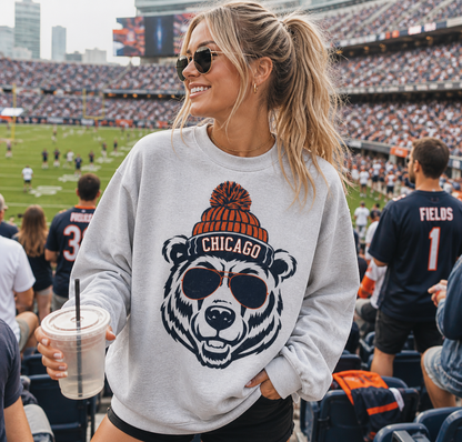 Chicago Beanie Crewneck Sweatshirt