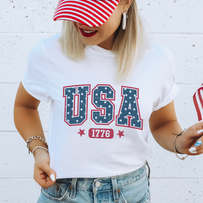 USA Est 1776 Graphic Tee | July 4th