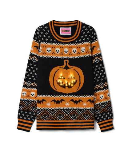 Pumpkin Light-Up Sweater