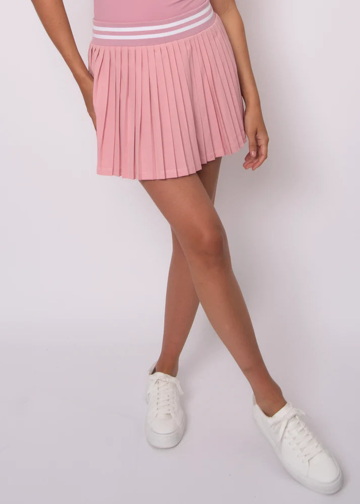 Yura Pleated Skirt- Petal Pink