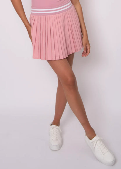 Yura Pleated Skirt- Petal Pink