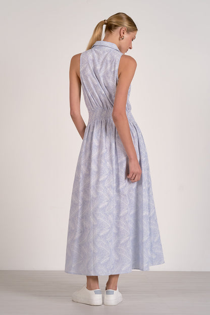 Maxi Collared Accent Dress