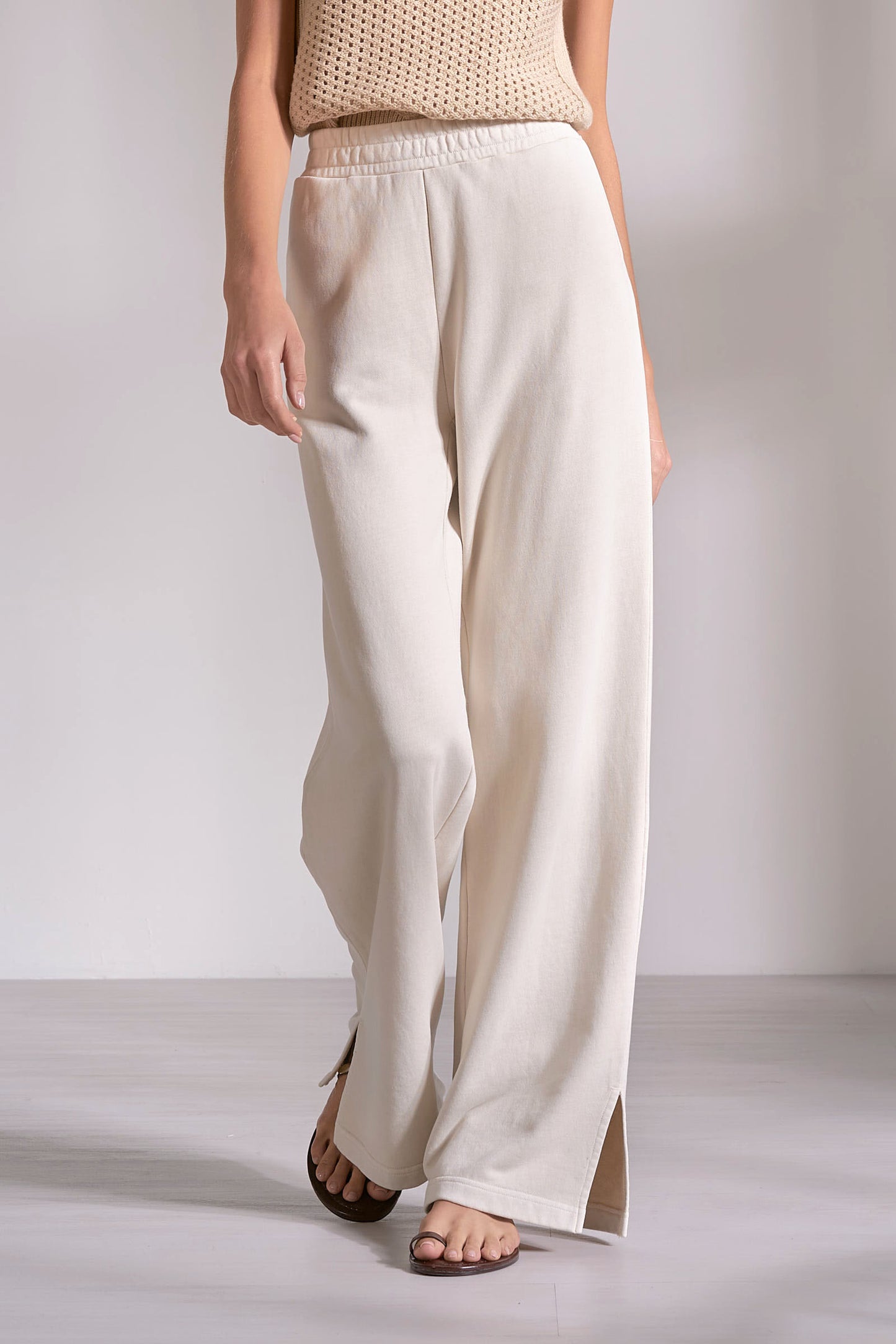 2 Pants Drawstring Wide Leg
