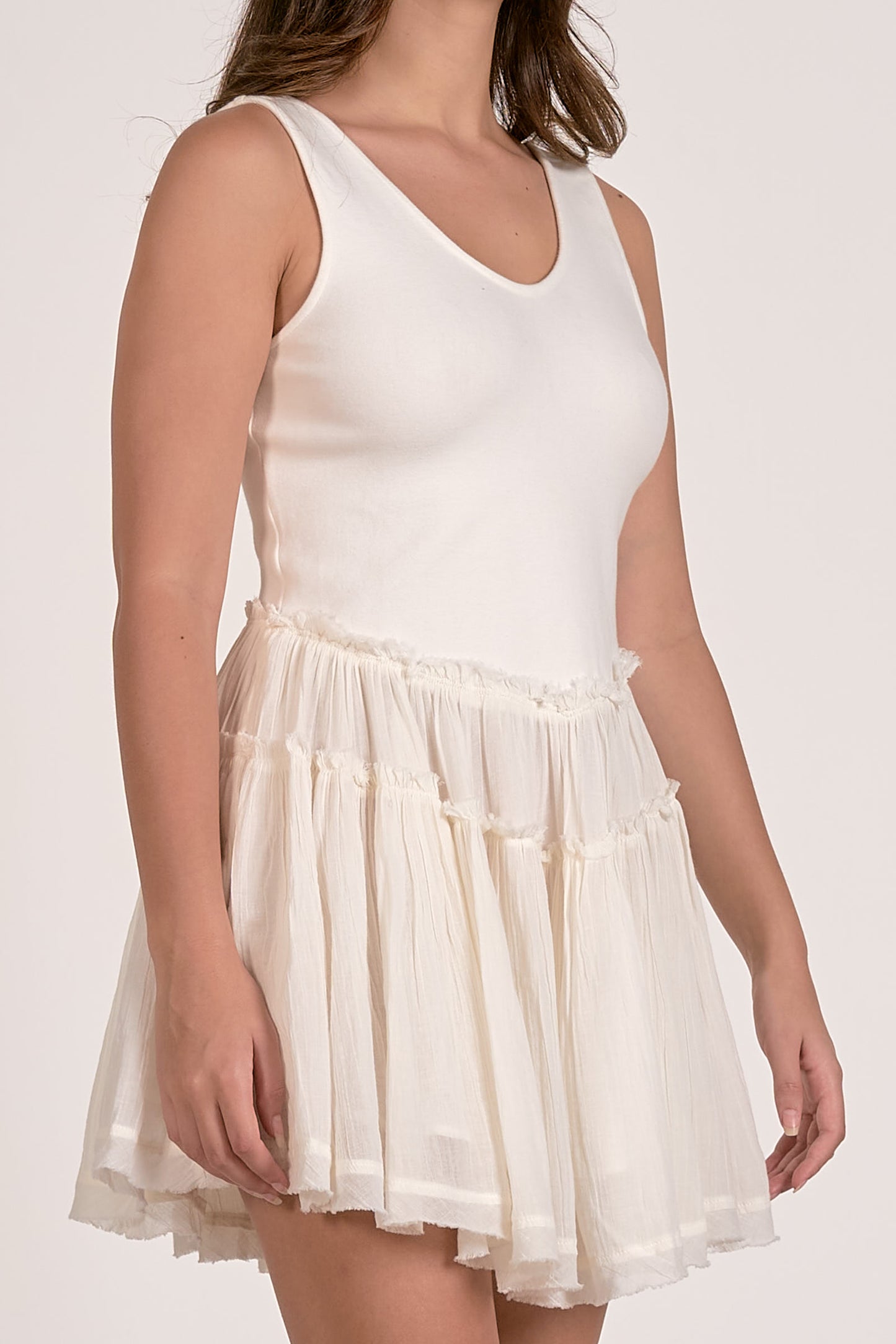Izzy Mini Dress White
