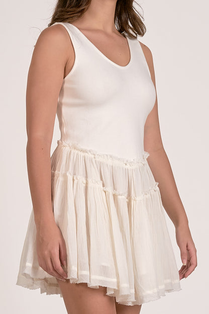 Izzy Mini Dress White