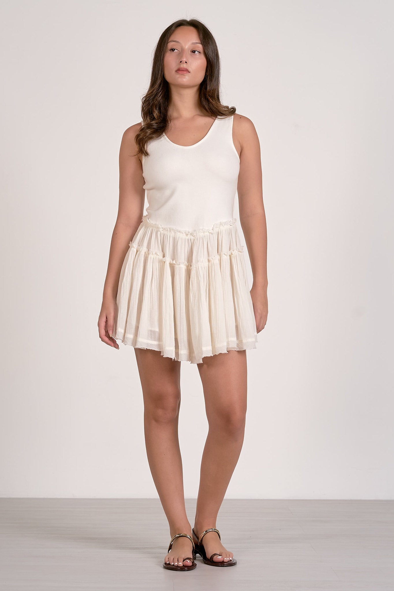 Izzy Mini Dress White