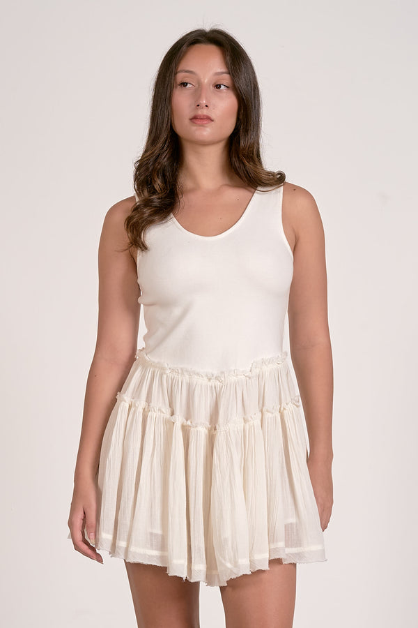 Izzy Mini Dress White
