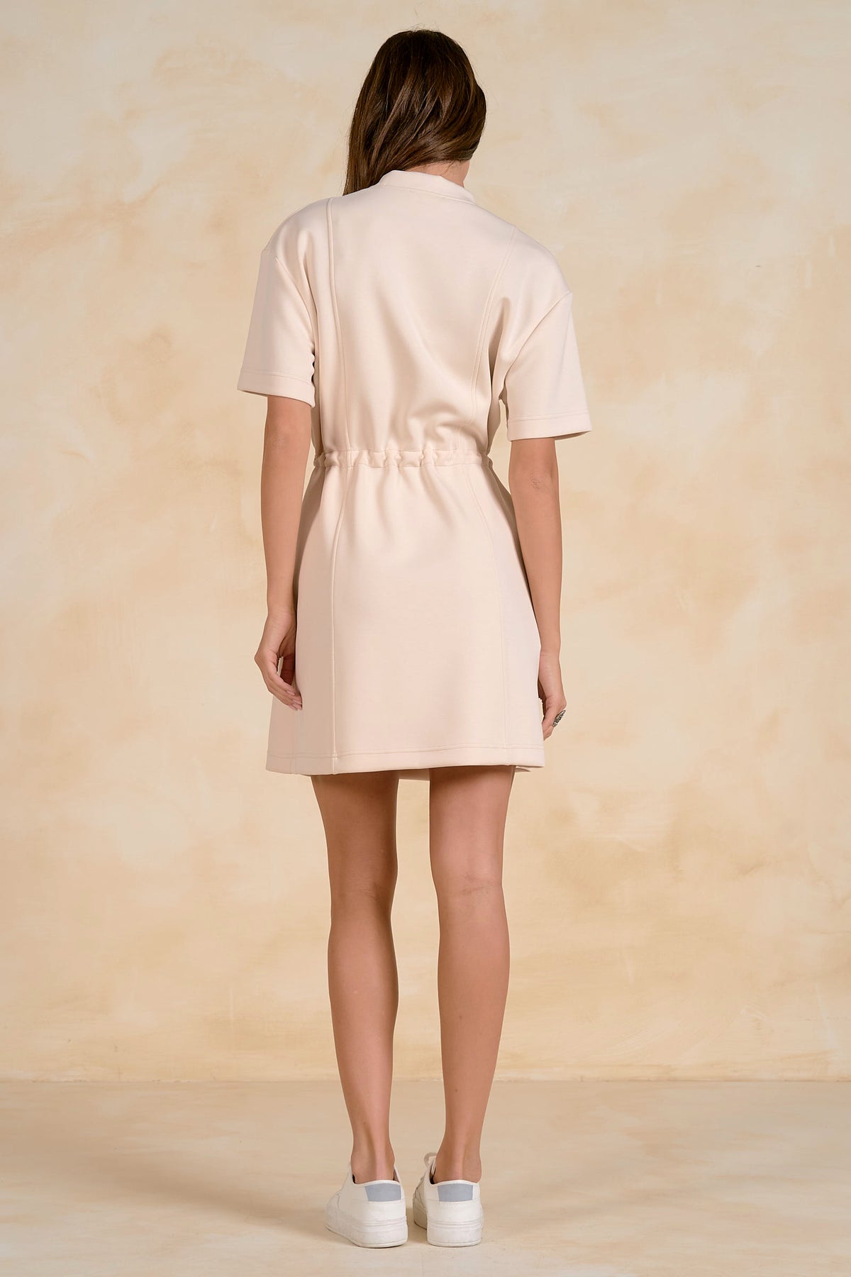 Beige T-Shirt Dress