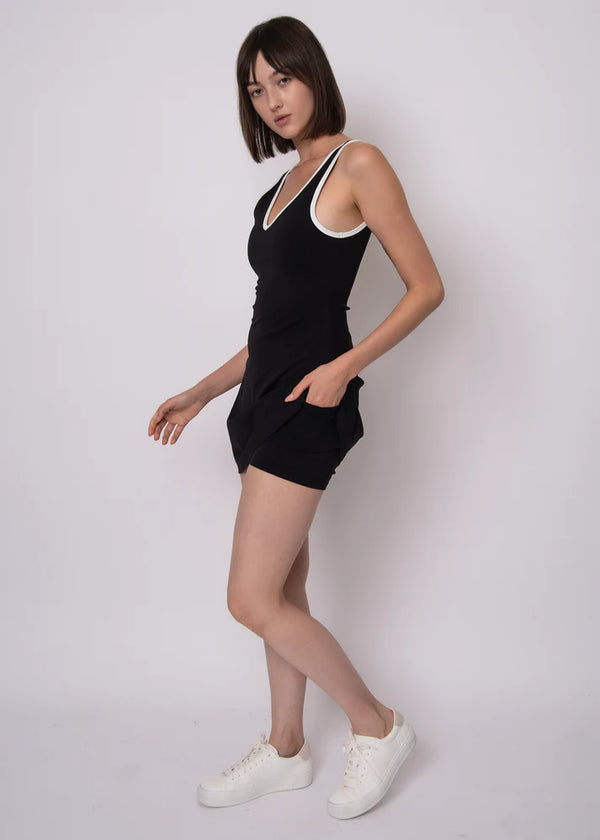 Matilda Sports Dress- Black