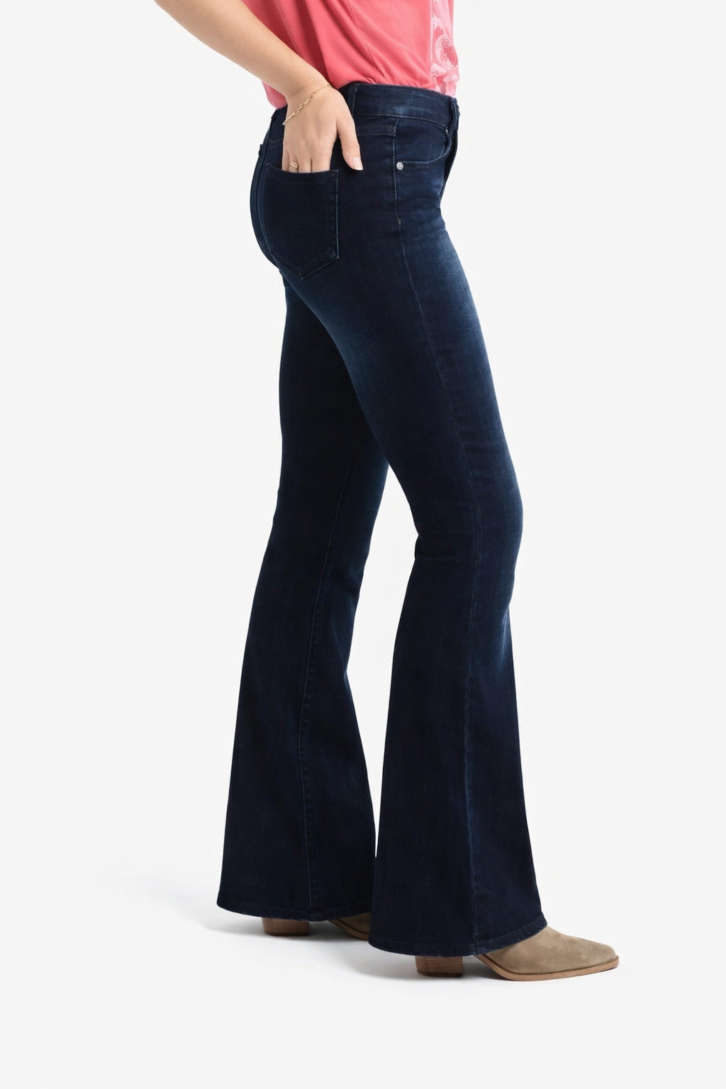 PETITE 29" MID RISE FLARE JEAN