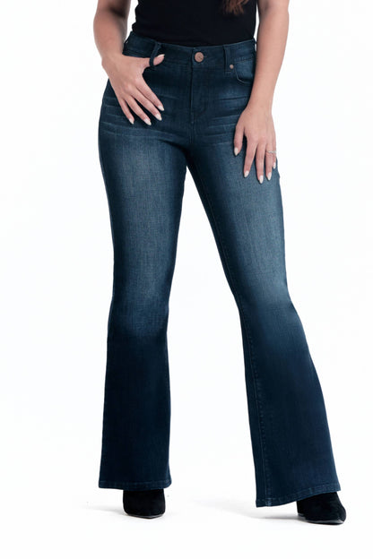 PETITE 29" MID RISE FLARE JEAN