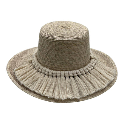 Naples Palm Hat - Half Moon Band