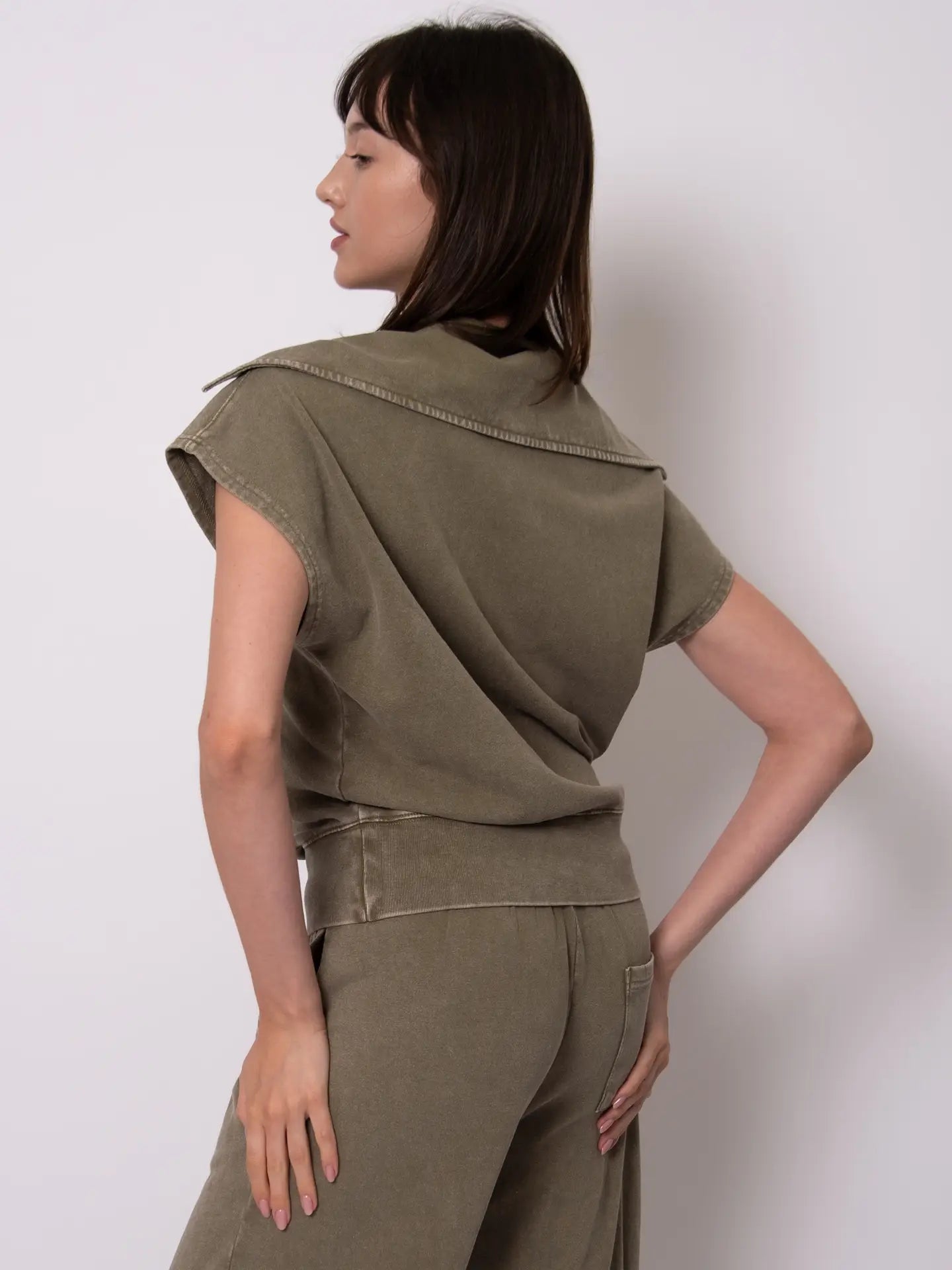 French Terry Sleeveless Top