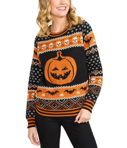 Pumpkin Light-Up Sweater