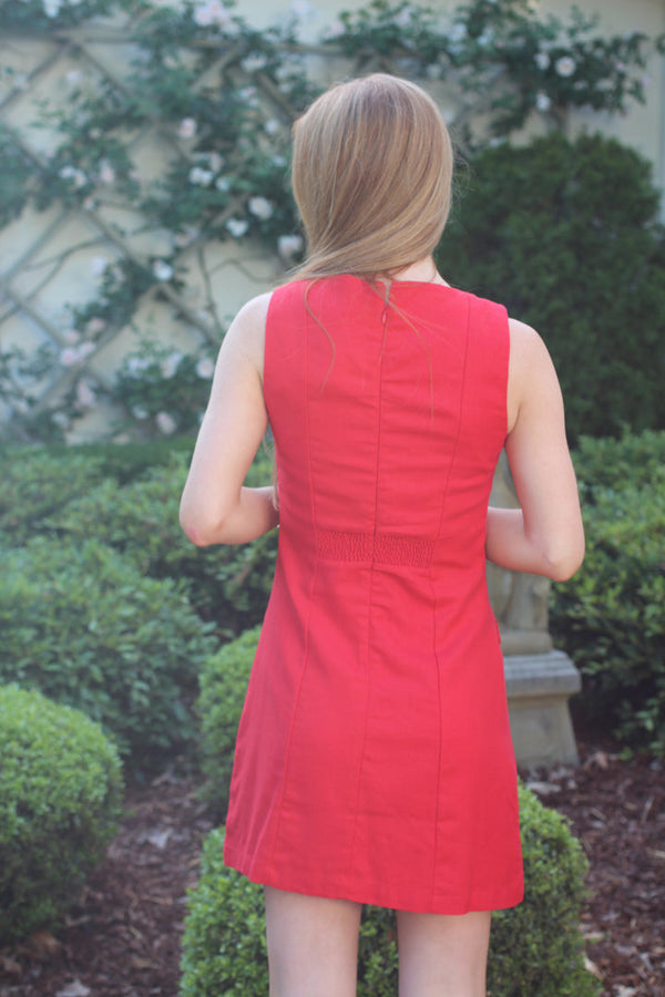 Sea Shell Red Dress