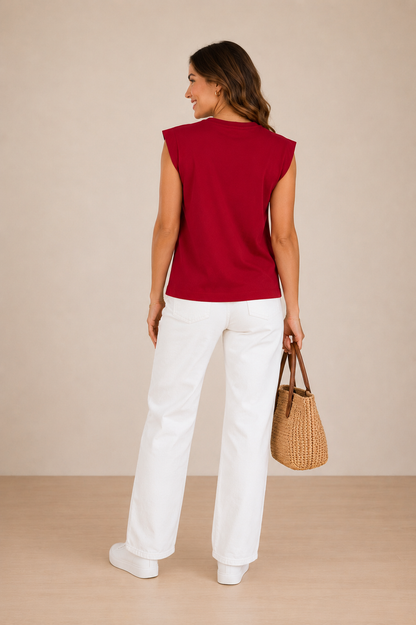 Satin Boxy Top