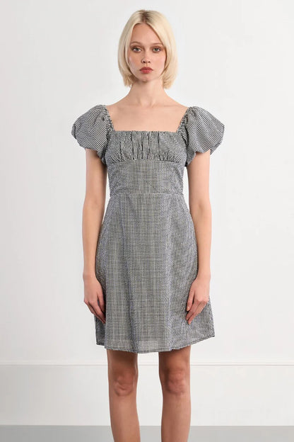 Gingham Mini Dress