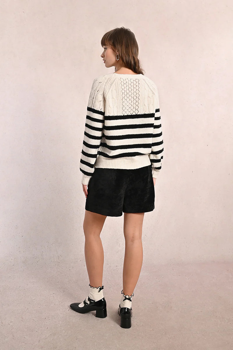 Knitted Sweater- Offwhite