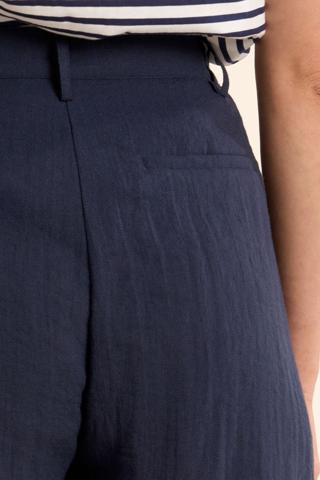 Ladies Woven Shorts - Navy