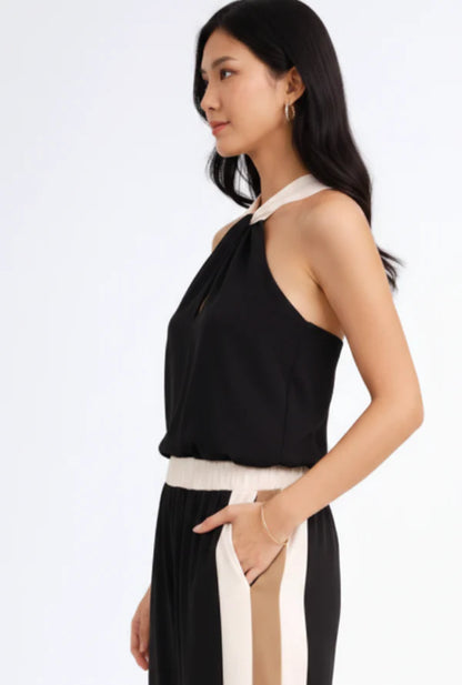 Satin Bubble Halter Top