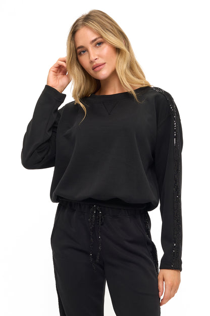 Sequin Detail Pullover