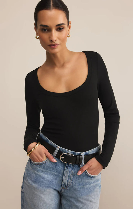 Sofie Long Sleeve Scoop Neck
