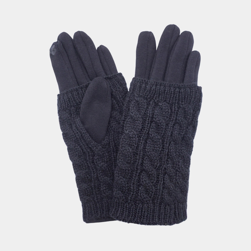 Cable Knit Gloves