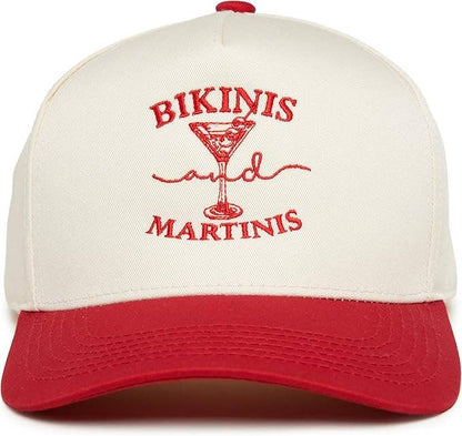 Bikinis and Martinis - Red/Beige