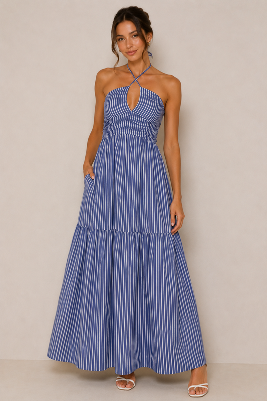 Aeries Halter Dress
