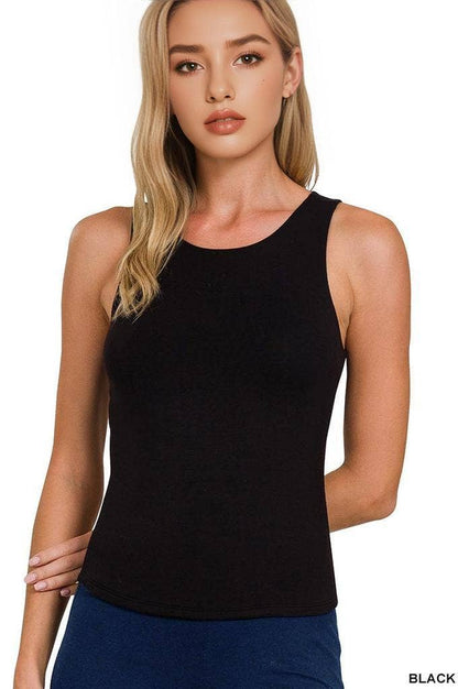 `Double Layer Rayon Tank Top