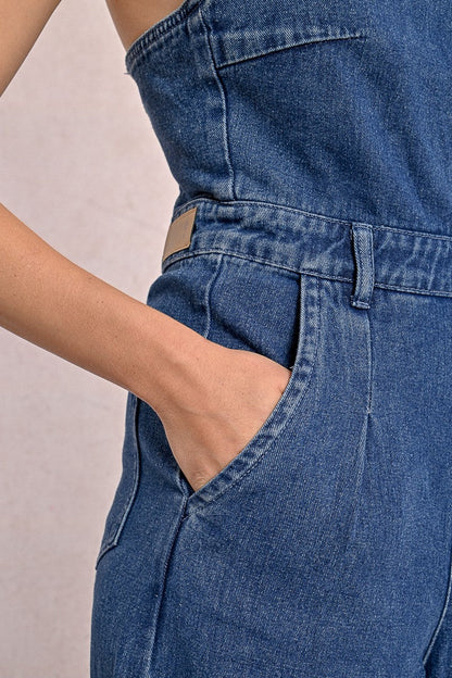 Woven Jumpsuit - Denim