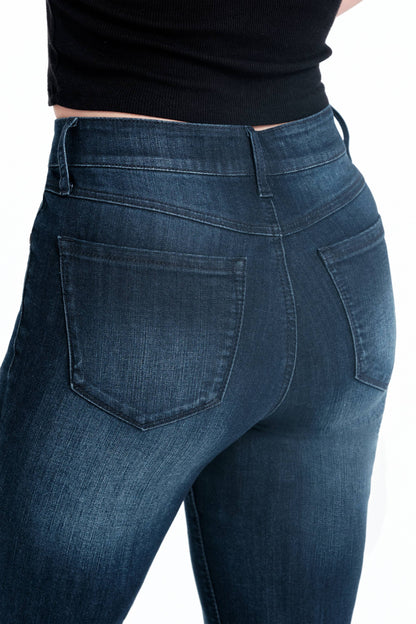 PETITE 29" MID RISE FLARE JEAN