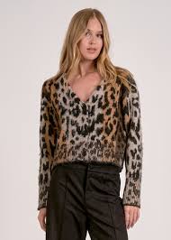 Brown Cheetah Sweater