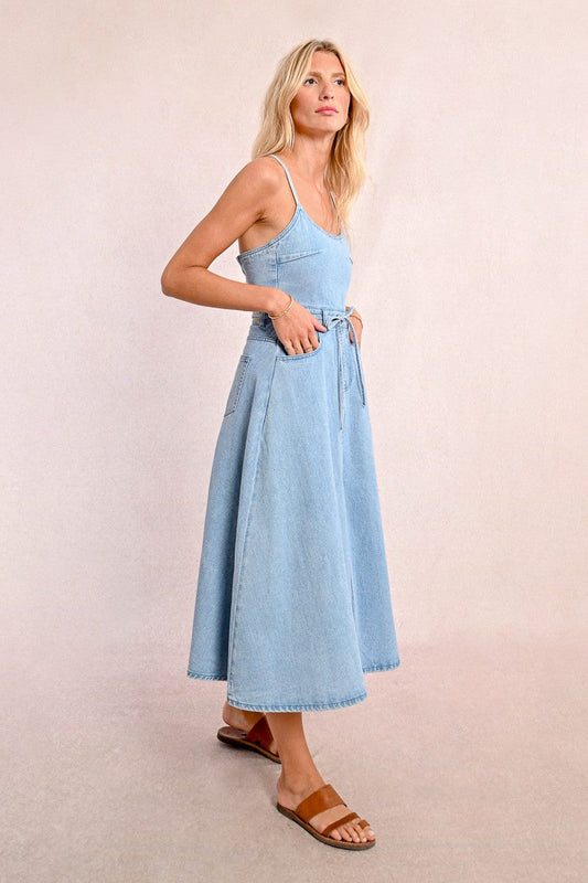 Woven Dress - Denim