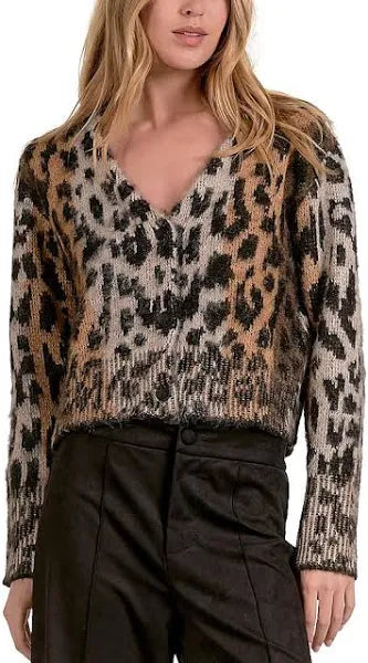 Brown Cheetah Sweater