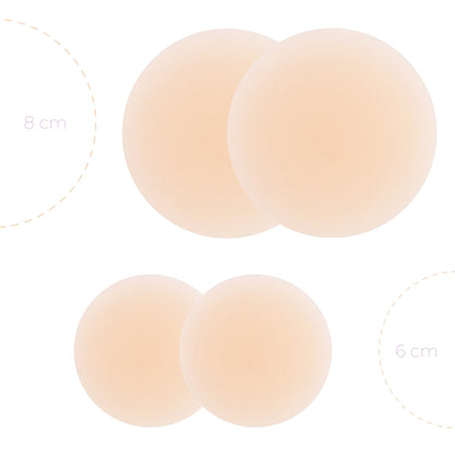 6 cm Nipple Covers- Light Tint