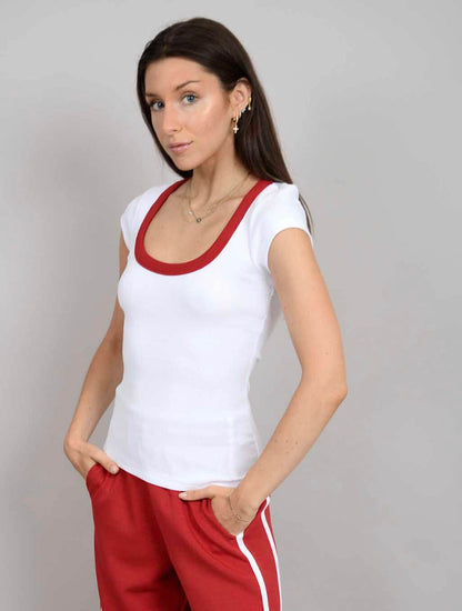 Scootie Scoop Neck Tee