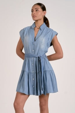 2 Dress Slvless Collared